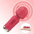 thumbnail image 3 of Birdsexy Mini Wand Vibrator Massager Sex Toys for Women, Female Clitoris Nipple Stimulator, G-Spot Vibrator for Women Couples AV Stick with 10 Vibrating Modes,Red (4.52*1.61in), 3 of 12