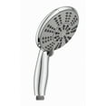 thumbnail image 2 of Ana Bath High Pressure Anti-Clog 5-Inch Multi-Function Dual Shower Head with Handheld Shower Combo + 5 ft Shower Hose with Brass Connectors (Chrome), 2 of 6