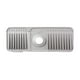 thumbnail image 2 of Tapete de silicona para desagüe de grifo con diseño de botón, 37 x 14 x 2,1 cm, protector contra salpicaduras para encimera de cocina, 1 unidad, gris Rkxzt, 2 of 9