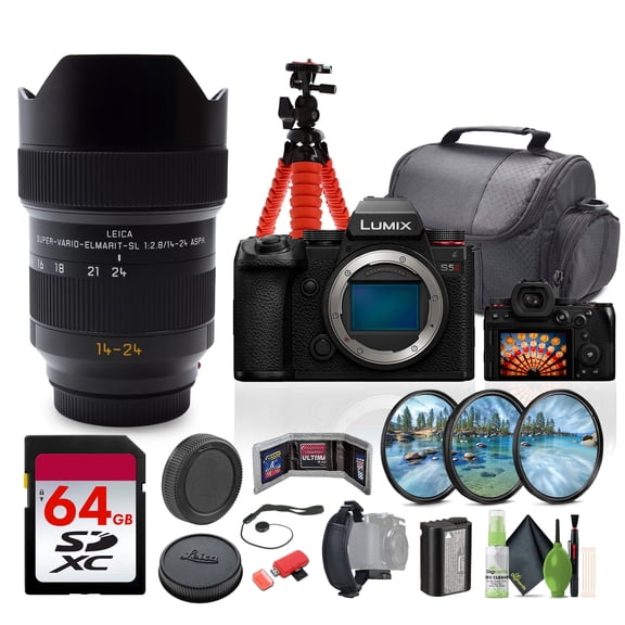 Leica 14-24mm Lens   Panasonic Lumix S5 II Camera & 64GB Memory Card