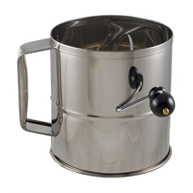 Crestware SFS08 Stainless Steel 8 Cup Flour Sifter Crestware SFS08 Stainless Steel 8 Cup Flour Sifter