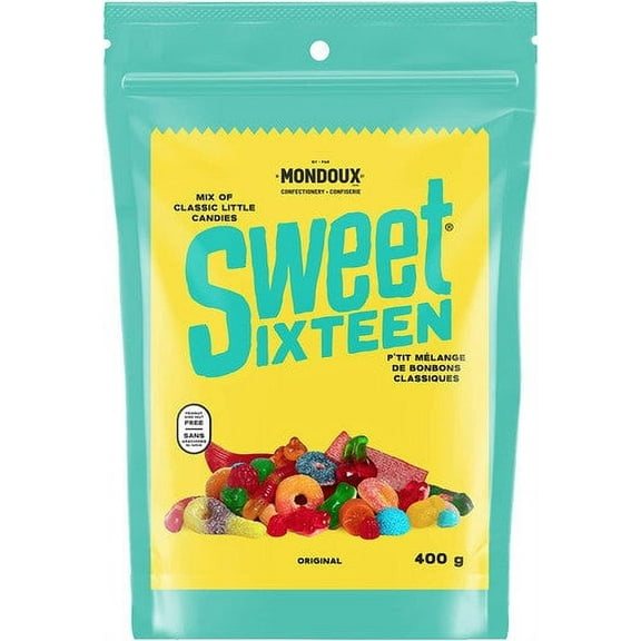 Mondoux Sweet Sixteen Original Gummy Candies, 400g/14 oz