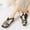 Black, variant on Beach Sandals for Woman Flat Sandals Gladiator Sandals for Women Comfortable Sandals for Women Comfortable Beach Stretchy Jeweled Shiny Sandals Shoes Solid Sandals for Ladies Black