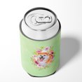 thumbnail image 4 of Carolines Treasures CK4271CC Akita Green Flowers Can or Bottle Hugger Can Hugger multicolor, 4 of 5