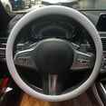 thumbnail image 2 of Silicone Steering Wheel Cover - Sweat-Absorbent Non- Grip, Universal Fit for 14.5-15" Wheels, Summer Fashion, 2 of 4