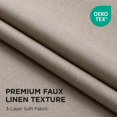 thumbnail image 4 of Cortinas Joydeco de lino, 132 x 229 cm, 100% opacas, 2 paneles, 4 of 9