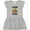 AC-Heather Grey, variant on Weightlifting Funny Future Lifter Girls Toddler Dress