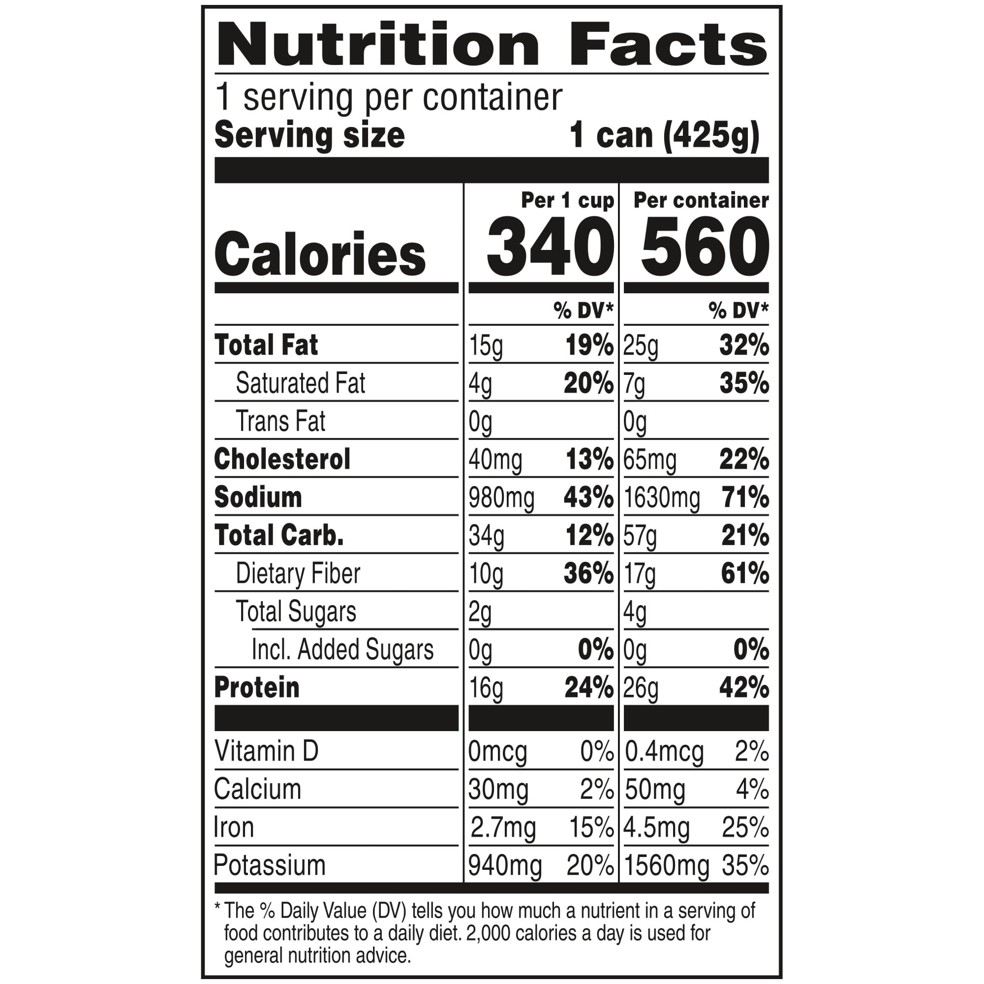 (12 pack) Dennison's Original Chili Con Carne with Beans, 26g Protein Per Serving, 15 oz. Can