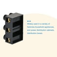 thumbnail image 5 of Uxcell Terminal Block 500V 20A Dual Row 3 Positions Screw Electric Barrier Strip 2 Pack, 5 of 5