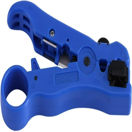 

High-Quality Blue RG11 Coaxial Cable Stripper Wire Cutter for Rg6 Rg7 Rg59 Wiring Tool with Precision Cutting Action