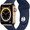 Navy, variant on Apple Watch Series 6 GPS Cellular, 40mm Graphite Stainless Steel Case with Black Sport Band - Regular