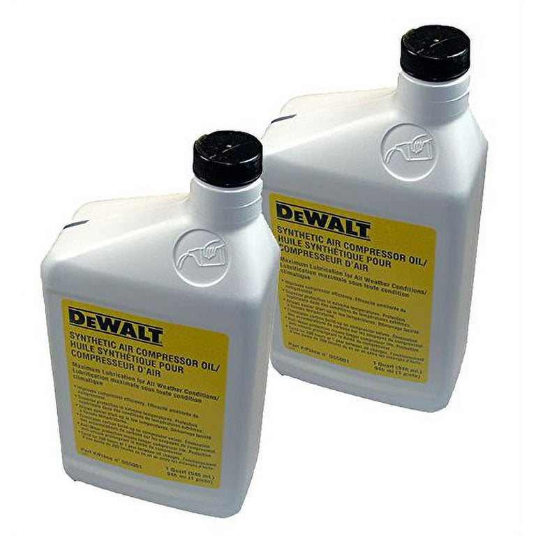 DeWalt Air Compressor Replacement 2 Pack Oil 5130427 00 2PK