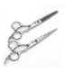 thumbnail image 1 of Tijeras de peluquería profesionales de 6 pulgadas, acero inoxidable 440C, ideales para salones de belleza y peluquerías., 1 of 5