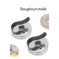 thumbnail image 3 of Molde de acero inoxidable para donas, molde para pasteles, molde multifuncional para donas, molde para fondant, galletas, muffins, utensilios para hornear, paquete de 6, 3 of 6