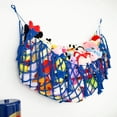 thumbnail image 3 of Stuffed Animal Storage Hanging Net or Hammock for Stuffed Animals Handmade Toy Hammock Plush Toy Hammock Organizer (Blue), 3 of 5