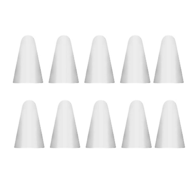 10 Pcs Capuchons de Plume Professionnels Résistants aux Rayures Capacité Silencieuse Étui pour Pointe de Stylo Couverture Haute Sensibilité Installation Facile Tablette Transparent
