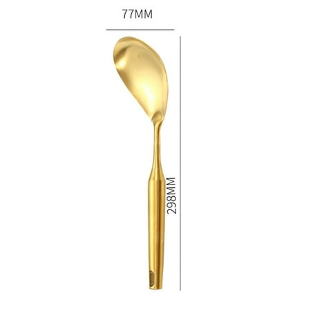 

Gold Stainless Steel Kitchen Utensils Cooking Trowel Set Kitchen Tool Set