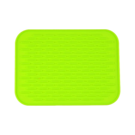 

VGFVFSKGA Silicone Drain Mat Insulated Kitchen Table Mat Non Slip Water Separator Bar Wine Glass Drain Mat Air Fryer Oven Mat