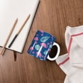 thumbnail image 4 of Yiaed Plants And Flamingos Print Ceramics Coffee,Large Handle Design,Extra Large Tea and Coffee Cup for Office and Home Mugs, 4 of 6