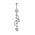 thumbnail image 1 of Belly Button Rings Dangle for Women Surgical Steel Navel Rings Body Piercing Jewelry, 1 of 3