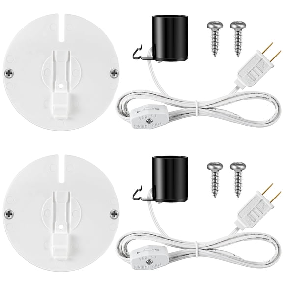 Light Kit Meonum E27 E26 - Interruptor con cable de enchufe (1,5 m, 125 V)