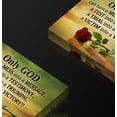 thumbnail image 6 of God Inspirational Faith Canvas Wall Art Red Rose Print Motivational Quote Mess to Message Test to Testimony Trial to Triumph Home Decor, 6 of 8