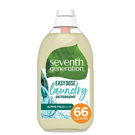 Seventh Generation Laundry Detergent  Ultra Concentrated EasyDose  Alpine Falls  23 oz  66 Loads 