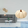 thumbnail image 2 of Escultura De Hoja De Metal Creativa Nórdica, Adorno Abstracto Y Almohada De Felpa De Calabaza De Halloween, Cojín Decorativo Para Sofá, Decoración Del Hogar, Dormitorio Y Fiesta., 2 of 8