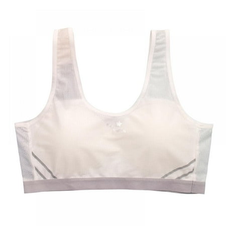 

Summer Breathe Freely Training Bras for Girls 7-12 Sports Seamless Racerback Training Bralettes