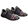 thumbnail image 6 of Veteran Owe To Jesus ChriStand the American flag Veteran Shoes Sneakers Black Size 3.5, 6 of 7