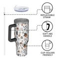 thumbnail image 4 of Halloween Spooky Icons Pattern Tumbler with Handle and Lid,40oz Double Wall Vacuum Insulated Tumbler,Cups Gift for Women and Men, 4 of 7