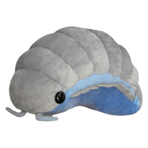 Plush Likelike Insect Plush Toys-11.8" Pill Bug Stuffed Soft Animals Pillow Back Cushion Insect Doll Toys Birthday Gift(Grey)