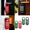 thumbnail image 2 of Misright Reuseable PU Leather Double Sided Office Door Sign For Meeting Room Privacy, 2 of 16