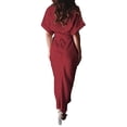 thumbnail image 3 of Women‘s Casual Fashion Dress Party Evening Long Dress Elegant Solid-Colour Maxi Dress, 3 of 3