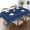 Color-1-1, variant on Tan Beige Khaki Madras Plaid Rectangular Tablecloth 60"x86" with Lace Edge, Washable Durable Table Cover for Dining, Indoor Outdoor Home Restaurant Decor