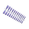 thumbnail image 2 of False Nail Tips Shiny Color Super Coffin Manicure Tools Extension Exquisite Press Lady Detachable DIY Accessories Artificial Fingernails Taro Purple, 2 of 6