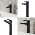 thumbnail image 5 of Indy™ Single Handle Vessel Bathroom Faucet in Matte Black (2-Pack), 5 of 14