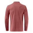 thumbnail image 5 of Bcfgryg Dress Shirts Long Sleeve Casual Top Solid Color Thickened Style For Formal And Business Attire Button Down Shirts Men Red, 5 of 5