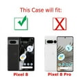 thumbnail image 2 of OneToughShield ® Compatible with Google Pixel 8, Shockproof Phone Case, with Tempered Glass Screen Protector - Dandelion Stars, 2 of 4