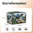 thumbnail image 5 of Yiaed Lake Forest Dinosaur A Print Two Slice Bread Machine Cover, Universal Size Kitchen Appliance Cover for Bread Machine,Bread Machine Cover, 5 of 7