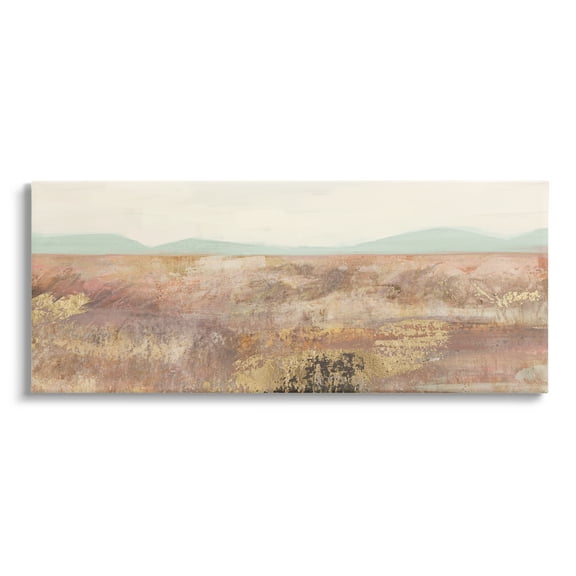 Stupell Abstract Neutral Prairie Landscape Abstract Painting Gallery Wrapped Canvas Print Wall Art