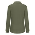 thumbnail image 3 of Buigttklop Women Waffle Knit Top Henley Shirts Long Sleeve V Neck Solid Color Casual Tunics, 3 of 5