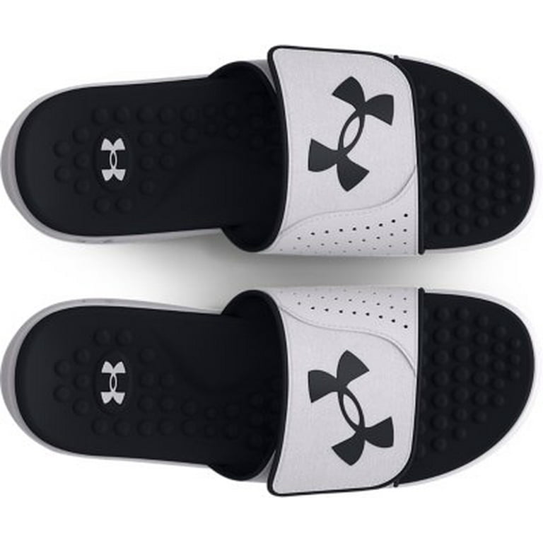 Under Armour Ignite Pro SL Mens Slides White Black 3026023-100 Size 17 Under Armour Men main image 3