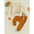 thumbnail image 2 of GXFC Baby Boys Thanksgiving Outfits Set Clothes 6M 12M 18M 2T 3T Toddler Boys Long Sleeve Turkey  Print Sweatshirt+Drawstring Pants 2Pcs Thanksgiving Clothing for Kids Boys, 2 of 9