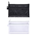 thumbnail image 1 of Bolsa de malla para adolescentes, portalápices con cremallera, organizador de escritorio portátil para adolescentes, 13,5x9cm, 2 uds., 1 of 5