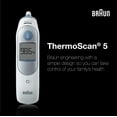 thumbnail image 5 of Braun ThermoScan 5 Digital Ear Thermometer, FSA & HSA Eligible, White, IRT6500US, 5 of 12