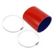 thumbnail image 1 of Ofertas Únicas 1 Juego Manguera de Silicona para Coche Azul Roja de 127mm 5" ID 150mm 5.91" Longitud 0 Grados con Abrazaderas Universal, 1 of 7