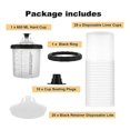 thumbnail image 3 of 25PCS Disposable Paint Sprayer Mixing Cup 20OZ (600ml) Kit, 3 of 5