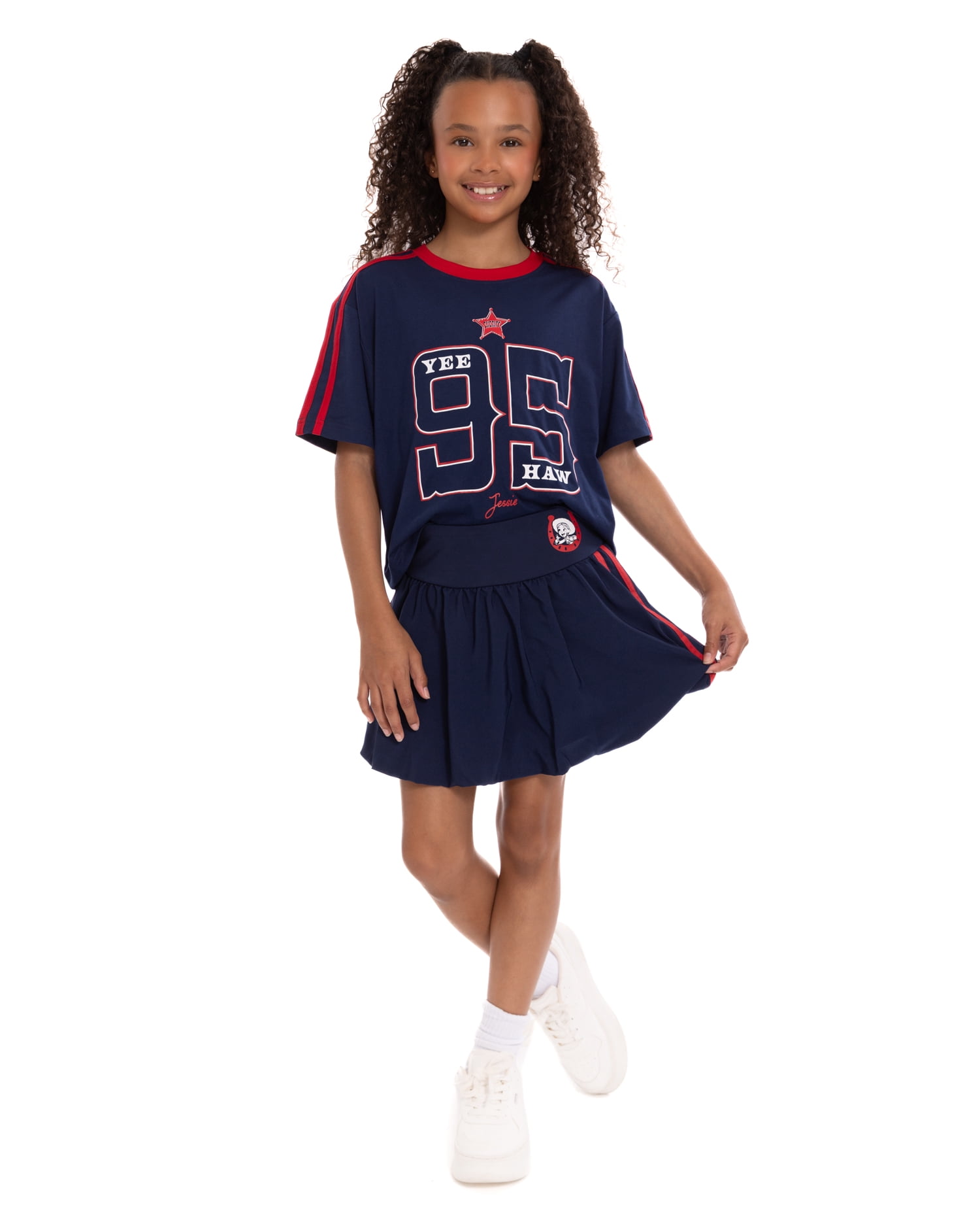 Toy Story Girls' Bubble Hem Active Skort, Sizes 4-12