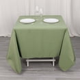 thumbnail image 2 of Efavormart 70"x70" Eucalyptus Sage Green 200 GSM Premium Seamless Polyester Square Tablecloth, 2 of 10